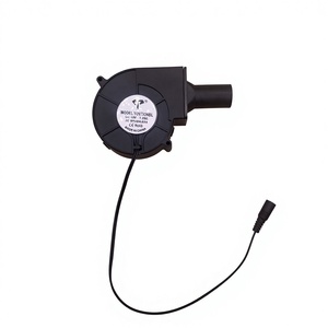 9733 Turbo Blower 1.2A 12V DC Kipas Kompor Pemanas Volume Udara Besar untuk Kompor Minyak Bekas, Kompor Barbekyu, dan Kompor Kayu dengan Pengontrol Kecepatan - Product Image 2