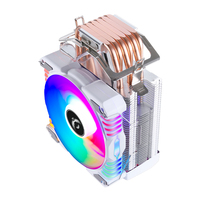 QiuzAim 2011 Bureau 4/6 Tube De Cuivre 1150 Broches CPU Ventilateur De Refroidissement 120mm Silencieux B85 Lga 1155 1156 1700 X79 X99 AM4 Carte Mère