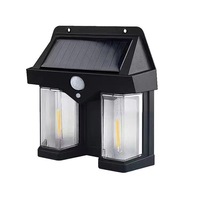 Offre Spéciale étanche LED ampoule à filament solaire appliques murales IP65 jardin extérieur avec capteur de mouvement à induction du corps humain