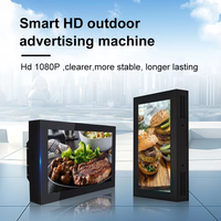 Layar Digital Signage Dinding Luar Ruangan Kecerahan Tinggi HD Tahan Air Anti Debu Kontrol Jarak Jauh Layar Iklan Luar Ruangan