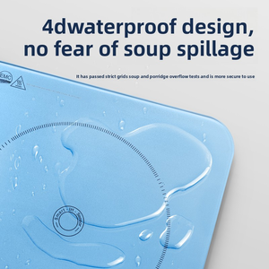 Baru 2025 Cooktop-40mm induksi elektrik Ultra tipis Slim bayi biru Portable Single Burner 110V kontrol sentuh untuk disertifikasi - Product Image 3