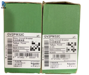 ตัวควบคุม PLC เซ็นเซอร์ มอเตอร์ เซอร์กิตเบรกเกอร์ ของแท้ใหม่เอี่ยม GV2PM32C - Product Image 1