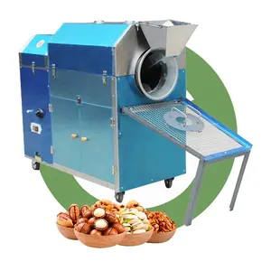 Electric Commercial Chestnut 25kg Multifunction Gari Dry Nut Mini Roaster Honey Peanut Nut Roast Machine