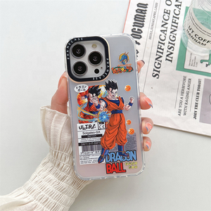 Nuevas Fundas para <span class=keywords><strong>Teléfono</strong></span> con Diseño <span class=keywords><strong>de</strong></span> Anime <span class=keywords><strong>Dragon</strong></span> <span class=keywords><strong>Ball</strong></span> Goku, con Película Láser <span class=keywords><strong>de</strong></span> Doble Cara, para iPhone 15 14 Pro Max 16 17, Carcasa Trasera IMD - Product Image 1