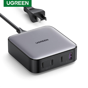 Cargador GaN UGREEN Nexode de 100 W con 4 Puertos, Cargador Rápido para Teléfono y Portátil, Adaptador de Cargador USB 4 en 1 para <span class=keywords><strong>iPhone</strong></span> 14 13 12 <span class=keywords><strong>Pro</strong></span> <span class=keywords><strong>Max</strong></span> - Product Image 1