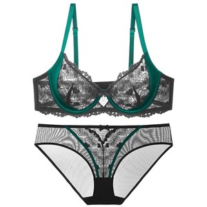 Vente flash - Ensemble de lingerie respirante à bretelles réglables ultra-fines, soutien-gorge sexy push-up pour femmes et sous-vêtements - Product Image 6