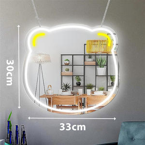 Luces decorativas LED de diseño libre, espejos de maquillaje creativos, <span class=keywords><strong>lentes</strong></span> de relleno Hello CAT, luces de espejo acrílico luces de neón personalizadas - Product Image 2