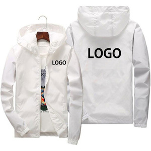 Biểu Tượng Tùy Chỉnh Mới Không Thấm Nước Windproof Coat Cho Nam Giới Nhanh Chóng Làm Khô Thể Thao Áo Dây Kéo Áo Khoác - Product Image 2
