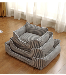 Antiestático Beige/Gris Mascota Gato Gatito Cama Cojín Lavable Resistente a la suciedad Extraíble Cama para perros Casa - Product Image 5