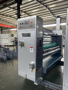 Hoàn toàn tự động 2-4 Màu sắc hộp carton tốc độ trung bình máy in slotter chết cắt phim hoạt hình hộp in khía chết máy cắt - Product Image 5