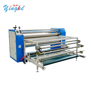 Nouvelle machine de transfert à rouleaux thermiques entièrement automatique Yinghe avec rouleaux chromés pour le découpage des bords et presse à chaud pour la sublimation sur feutre - Product Image 2
