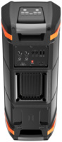 T.I Pro AUDIO Mini enceinte active professionnelle de 6,5 pouces pour soirée avec une puissance de sortie de 80 W et un amplificateur de classe D (bois)