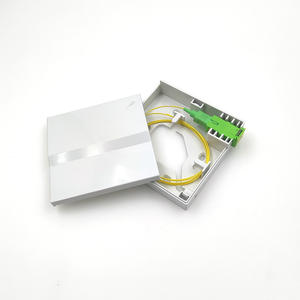 Boîte de sortie de fibre murale compacte étanche IP65 1 couvercle anti-poussière avec SC/APC pour réseaux POE <span class=keywords><strong>4G</strong></span> WIFI FTTH - Product Image 2