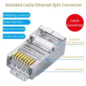 Connecteur transparent 8p8c UTP RJ 45 prise <span class=keywords><strong>RJ45</strong></span> Cat6 Jack <span class=keywords><strong>RJ45</strong></span> connecteur blindé connecteur Ethernet Cat5e - Product Image 3