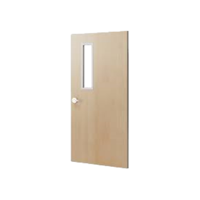 Portes en bois massif ignifugées avec quincaillerie de marque chinoise de premier plan - Utilisation commerciale et scolaire pour un design moderne
