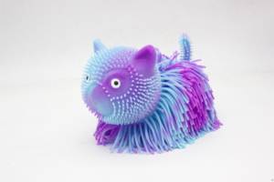 XTQ Anti Stress giocattolo due colori misti peli folti gatto strizza Fidget bambini giocattolo - Product Image 6