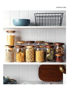 Haute Borosilicate Verre Cogne le Conteneur de Stockage De Nourriture De pot à épices 325ml 500ml 750ml 1000ml 1800ml - Product Image 3