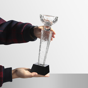 MH-NJ00628 Trophäen Hersteller Custom ized <span class=keywords><strong>Trophy</strong></span> Sports Awards Blank Plaque Glass <span class=keywords><strong>Trophy</strong></span> Cup Kristall Champion Auszeichnungen - Product Image 3