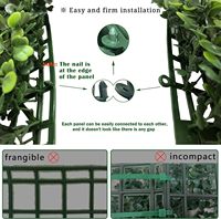 Panneaux de buis artificiels Offre Spéciale 50*50CM décoration murale verte fausse plante mur feuilles haie pour intérieur extérieur