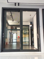 Meilleur prix Porte coulissante verticale intérieure solide Porte coulissante miroir pleine lite Porte coulissante en verre