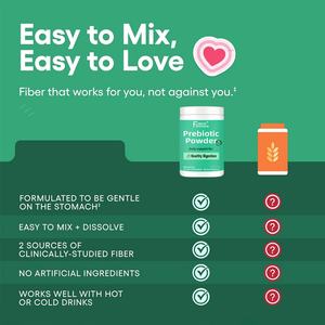 Nouvelle Arrivée : Poudre Prébiotique Quotidienne Easy Mix Fiber pour Femmes et Hommes – Complément pour la Santé Digestive - Product Image 5