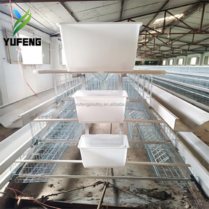 Cage à poules pondeuses automatique de type batterie à 4 niveaux pour 160 poules, pour l'élevage de plus de poulets, à vendre - Product Image 4