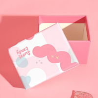 Benutzer definiertes Logo Gedruckte Verpackung Karton Pink Matte Finish Versand Versand boxen Recycelbare Geschenk box für Süßigkeiten, Kleidungs stück