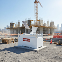 Station de carburant portable Sumac, réservoir de stockage d'essence et de diesel, réservoir mobile de transfert de carburant, réservoir en forme de cube UL ULC UN 1000L 2000L pour les États-Unis