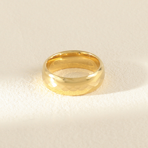 Trang Sức YK Nhẫn Vonfram Vàng Bóng Sáng Bóng Thiết Kế Mới Được Đánh Bóng Cao - Product Image 2