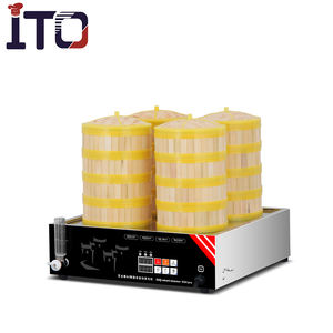 Máquina vaporera de bambú para calentar moño chino baozi, para desayuno, restaurante - Product Image 3