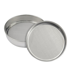 Test de tamis de finesse du ciment Diamètre de laboratoire d'analyse de tamis d'essai de 20 microns 200mm Maille tissée d'acier inoxydable de 300mm - Product Image 4