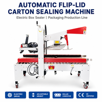Machine automatique de fermeture, de pliage et de scellage des cartons pour les boîtes en carton ondulé, équipement de ligne d'emballage industrielle