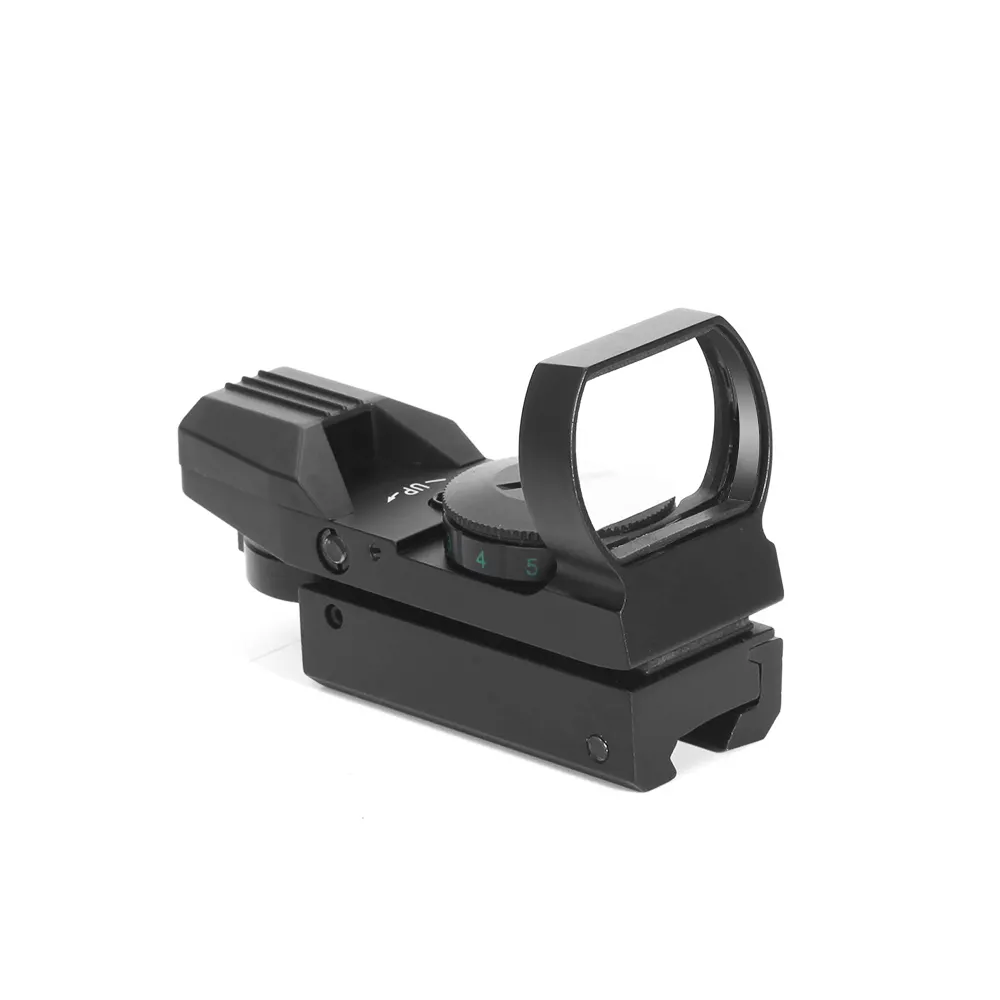 Red Dot Sight Adjustable 4 Reticles Red Green Dot Sight Scope Reflex Sights