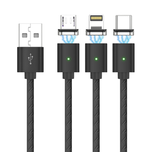Jiale Mới Nhất Thiết Kế Bán Buôn Nhanh Chóng Sạc Mạnh Mẽ Nam Châm Micro <span class=keywords><strong>USB</strong></span> Loại C 3A Điện Cáp Dữ Liệu - Product Image 3