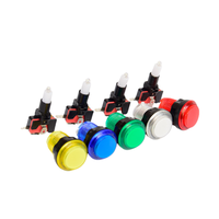 33mm Pai Pai Le Dou Dou Machine à Boule Petit Bouton Rond Interrupteur Petite Machine à Poisson Jeu Griffe Machine Bouton Accessoires