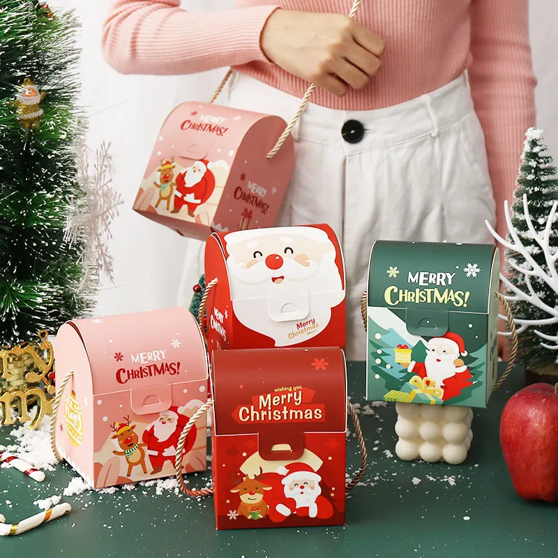 Campione gratuito spot Christmas Eve apple box regalo portatile creativo Ping An fruit packaging box regalo di caramelle confezione regalo di natale