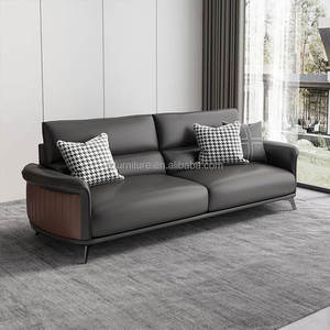 Canapé de bureau modulaire en cuir de luxe moderne de haute qualité, style mi-siècle, pour la décoration complète de la maison - Collection Love Zone Furniture - Product Image 6