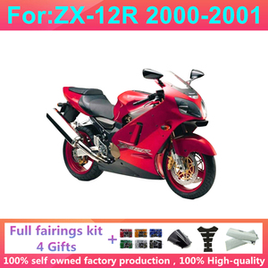 Nuevo Kit Completo de Carenados para Motocicleta, Compatible con Zx-12r Zx12r 00 01 Zx 12r Zzr1200 2000 2001, Juego de Carenados Completos Zxmt - Product Image 5