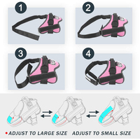 Harnais pour chien de haute qualité, durable, réglable, rembourré et doux, sans traction, pour l'entraînement, la marche et la course
