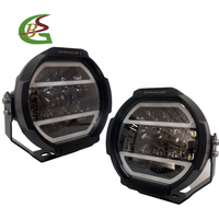 Projecteurs LED BSG SW703 90W 12V 24V IP67 étanches en aluminium de 7 pouces, super lumineux 8000 lumens, pour 4x4 et tout-terrain