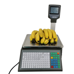 General Escala de pesaje Grey de código de barras de impresora para cajero en carne de fruta tienda venta etiqueta escala para supermercado - Product Image 2