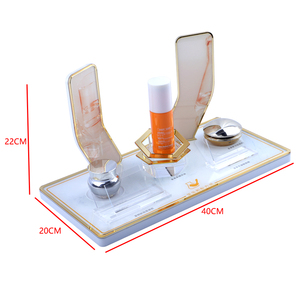 Nguồn nhà máy bán buôn tùy chỉnh Acrylic hiển thị đứng độc đáo Acrylic mỹ phẩm hiển thị đứng truy cập cửa hàng hiển thị Acrylic đứng - Product Image 3