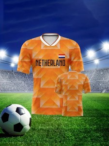 Camiseta de equipos nacionales de fútbol de la Copa de Europa original, técnica impresa de Talla grande-Inglaterra para Suiza, Portugal y Croacia - Product Image 3