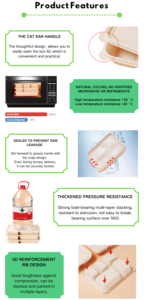 Dùng Một Lần Bao Bì Thực Phẩm <span class=keywords><strong>Container</strong></span> Hộp Đồ Ăn Nhẹ Tinh Bột Ngô 4 Ngăn Takeaway Bento Hộp Ăn Trưa Với Nắp - Product Image 2