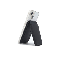 Porte-cartes magnétique en cuir avec fonction Localiser, support de téléphone pliable pour iPhone, idéal pour un usage quotidien, extérieur et voyage