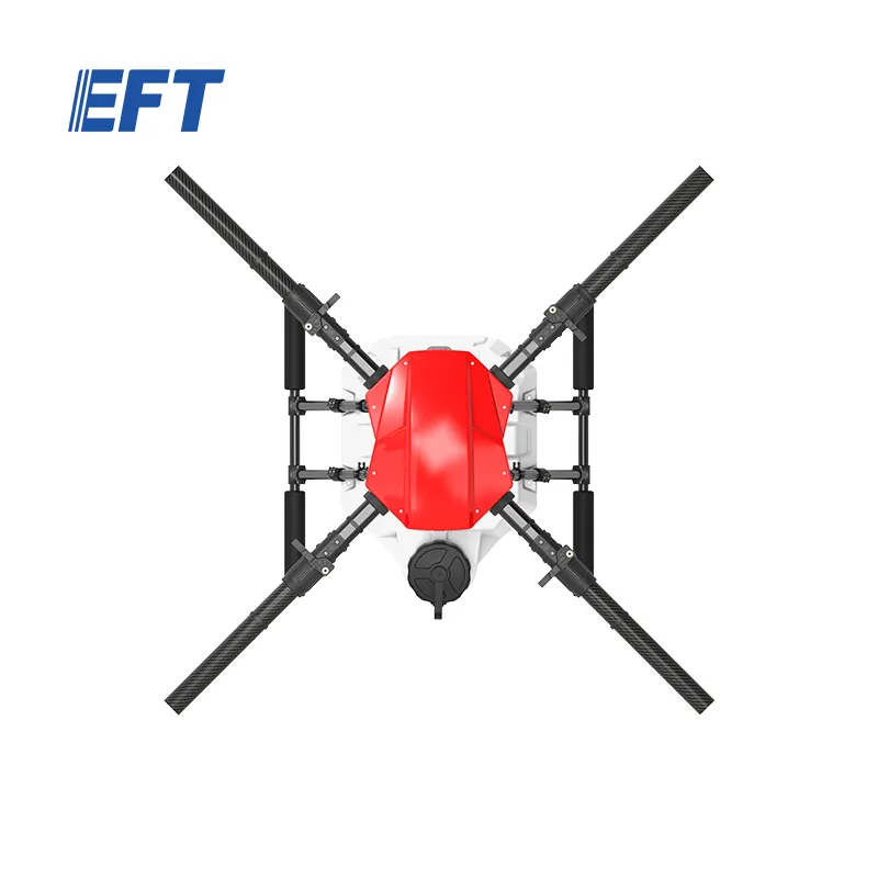 2023 New Design EFT E416P blue Quad Lifting Drone Frame High Efficient Agriculture Sprayer UAV Cheap Price for Sale