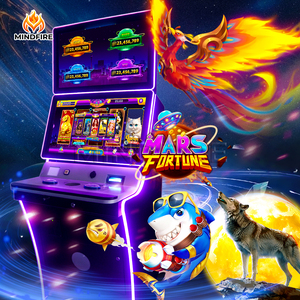 Nouvelle machine de jeu à double écran, jeu de compétences, machine à monnayeur, jeu classique 50 lignes multi-tours, Mars Fortune - Product Image 1