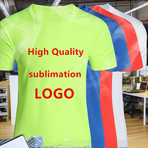 Áo thun polyester chất liệu thường in logo tùy chỉnh, họa tiết trơn, in kỹ thuật số DTG, áo thun oversized trơn, sản xuất với logo tùy chỉnh - Product Image 6