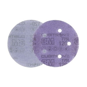 3M Hookit II 775L 150mm 1mm 中粒セラミックPSGフィルムサンディングディスク OEMオービタルサンダー用 - Product Image 2