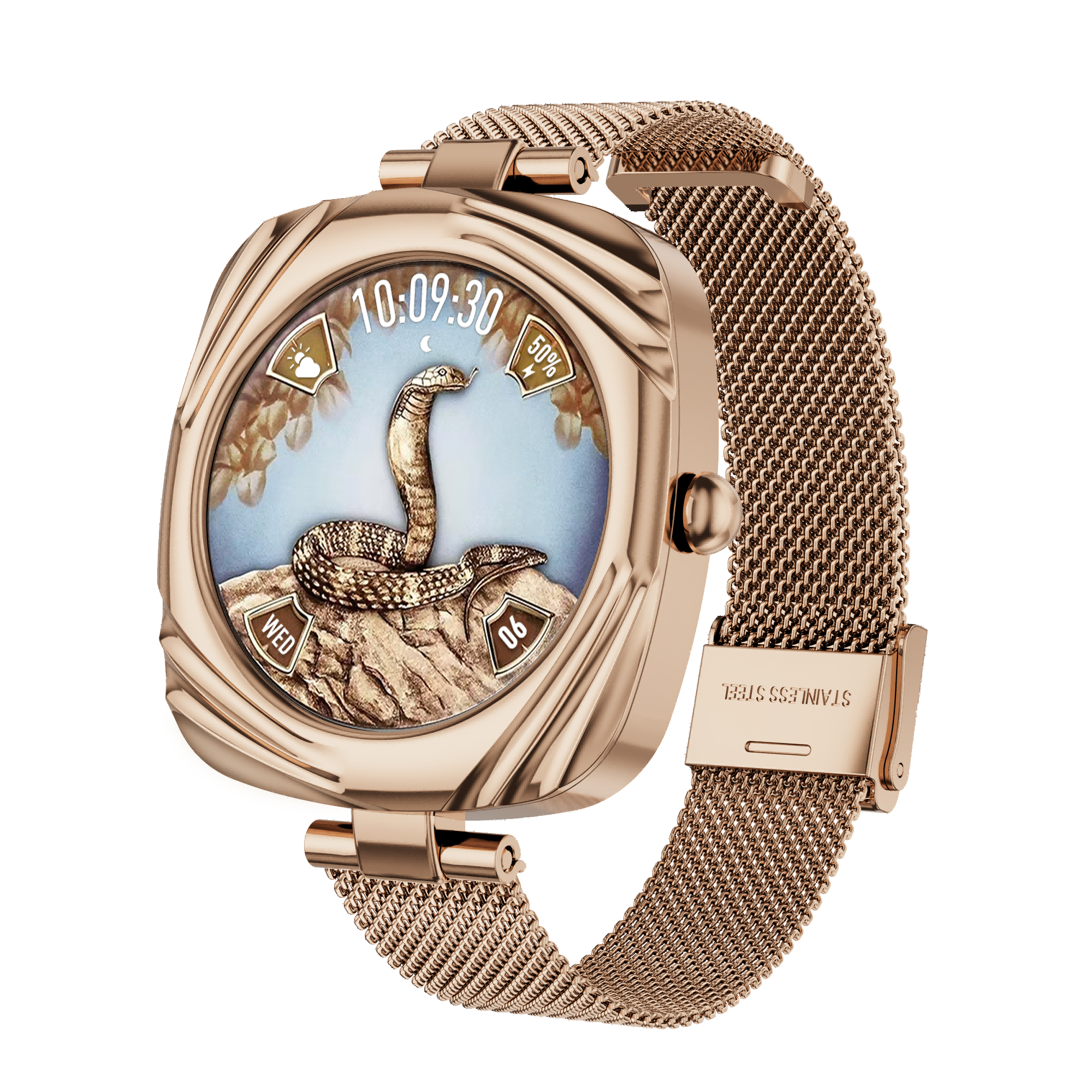 Gold with two bezel